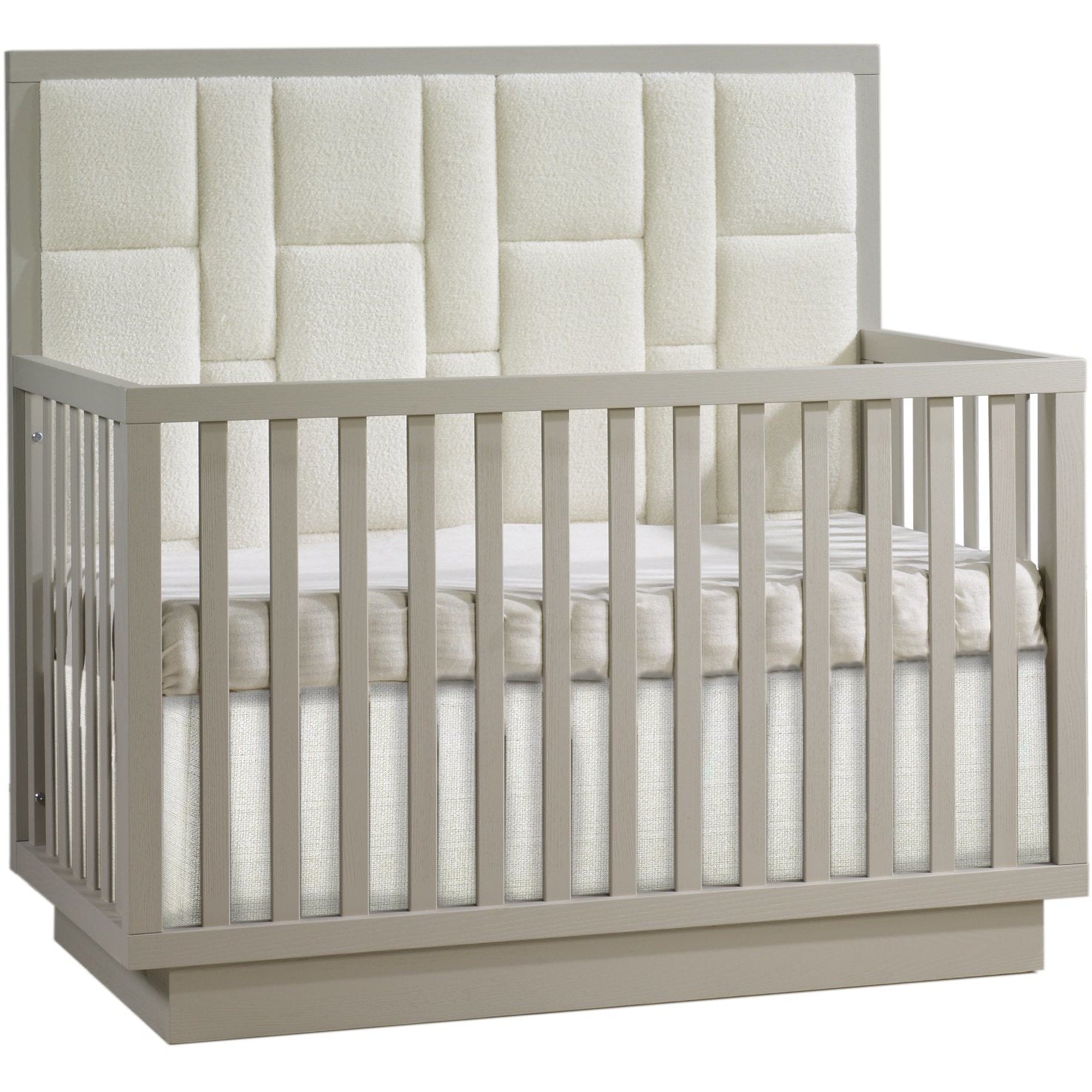Natart Como 5-in-1 Convertible Crib with Upholstered Panel