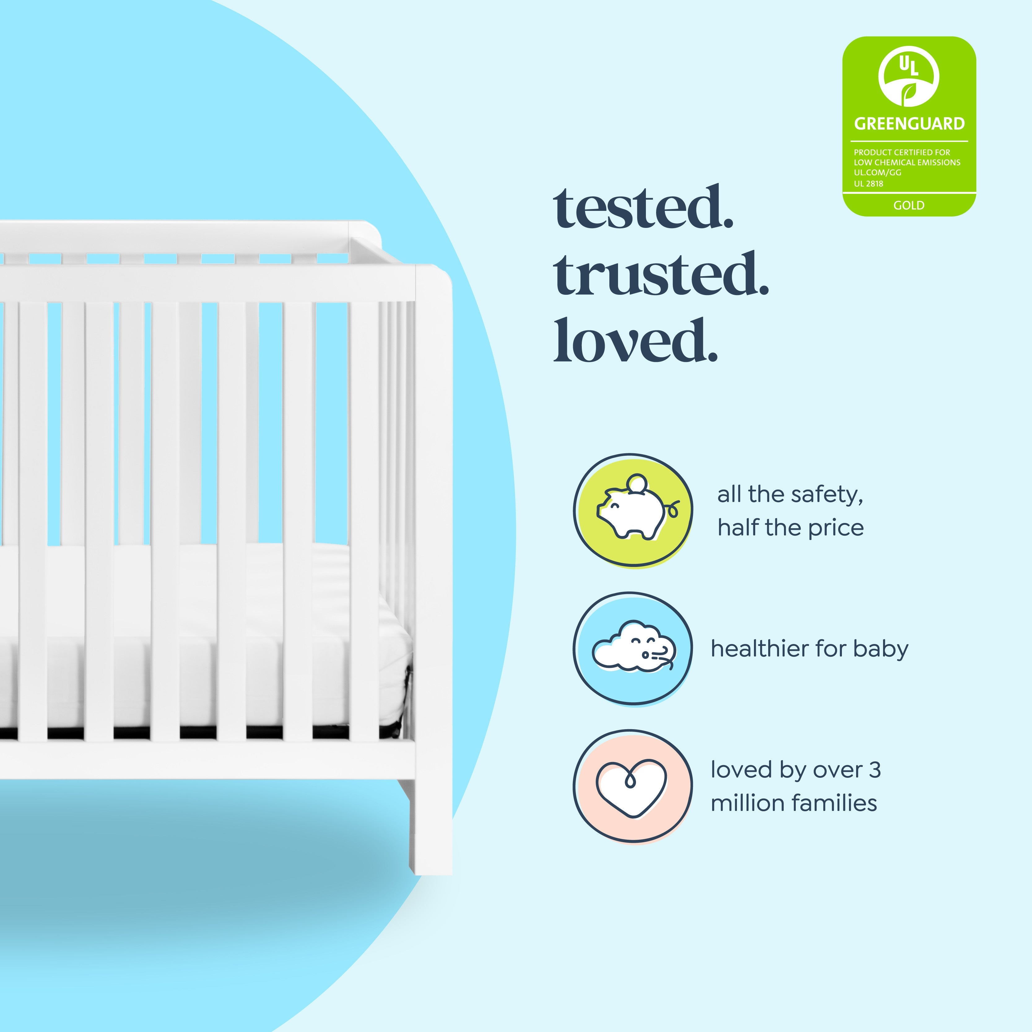 DaVinci Colby 4-in-1 Low-Profile Convertible Crib