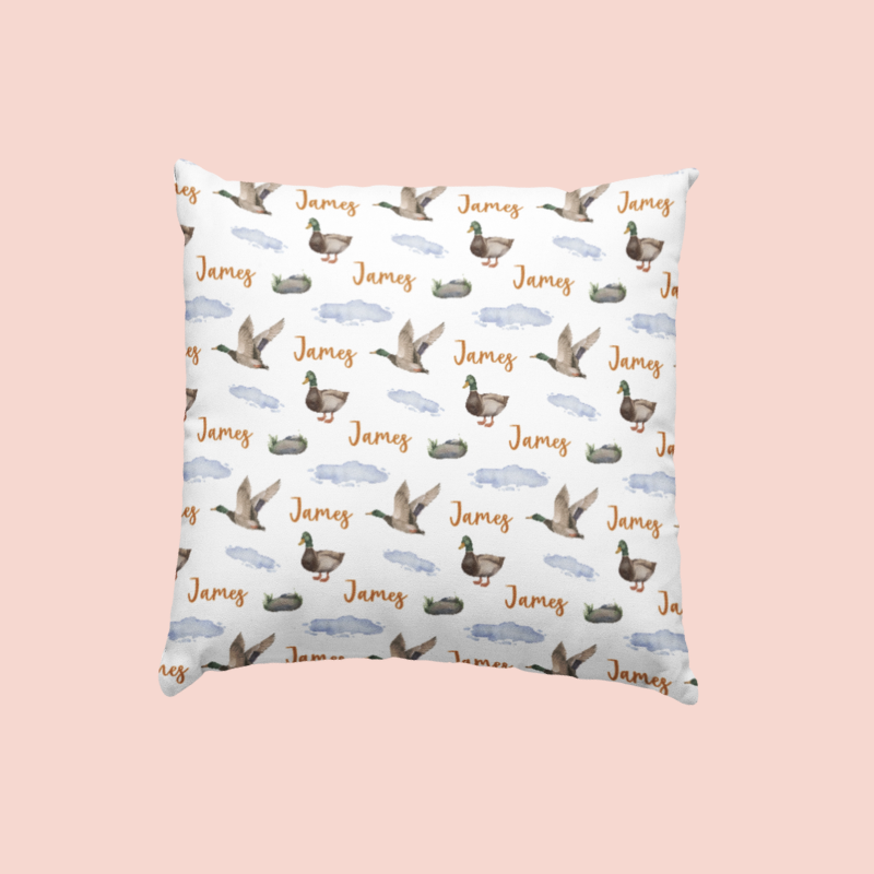 Sugar + Maple Custom Pillow | Many Mallards