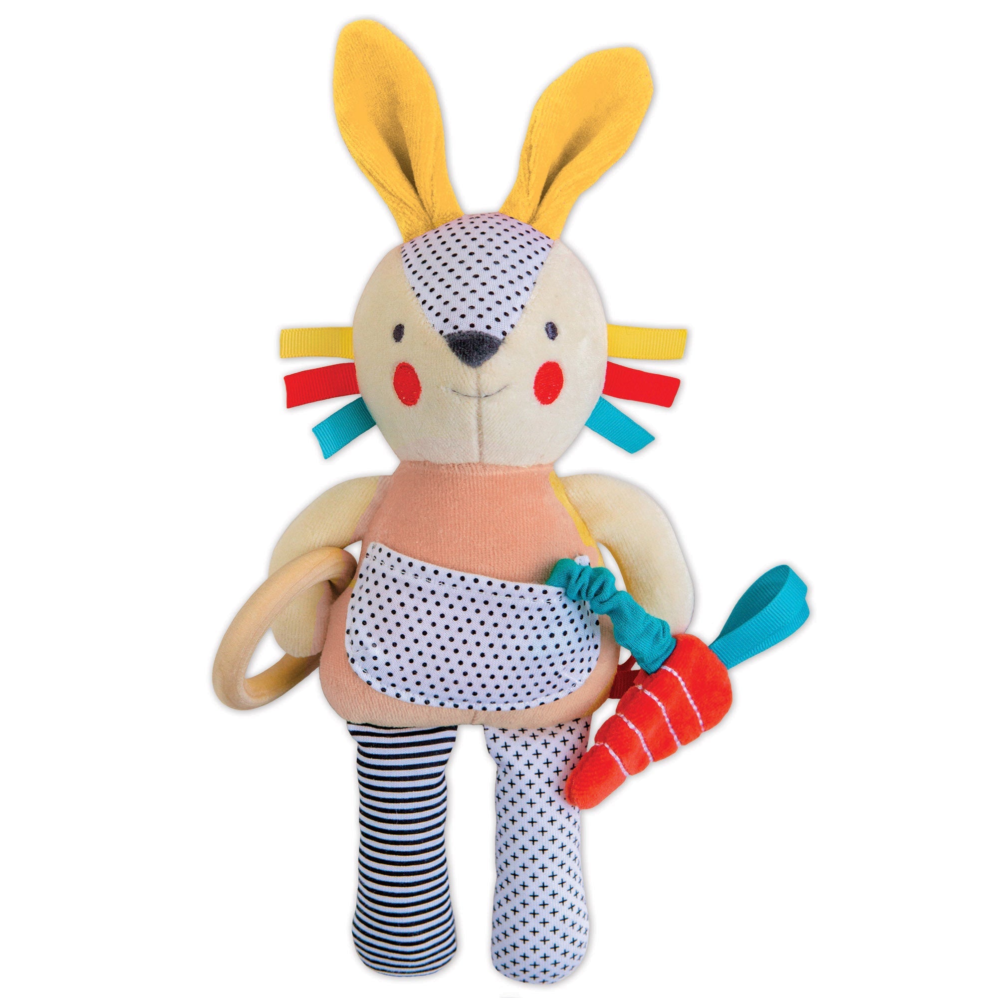 Petit Collage Organic Busy Bunny Activity Toy