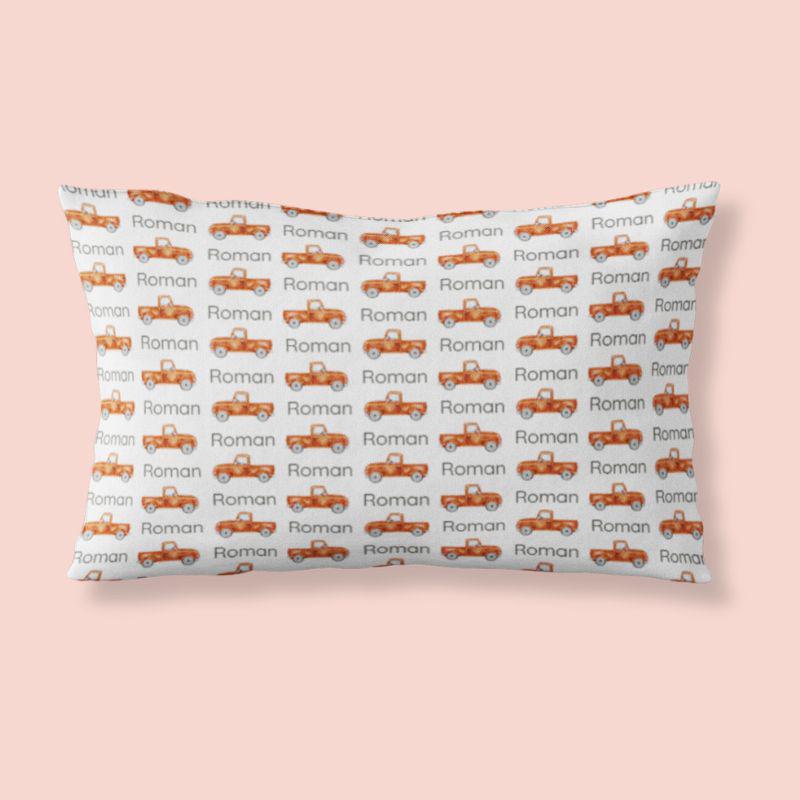 Sugar + Maple Custom Pillow | Trucks