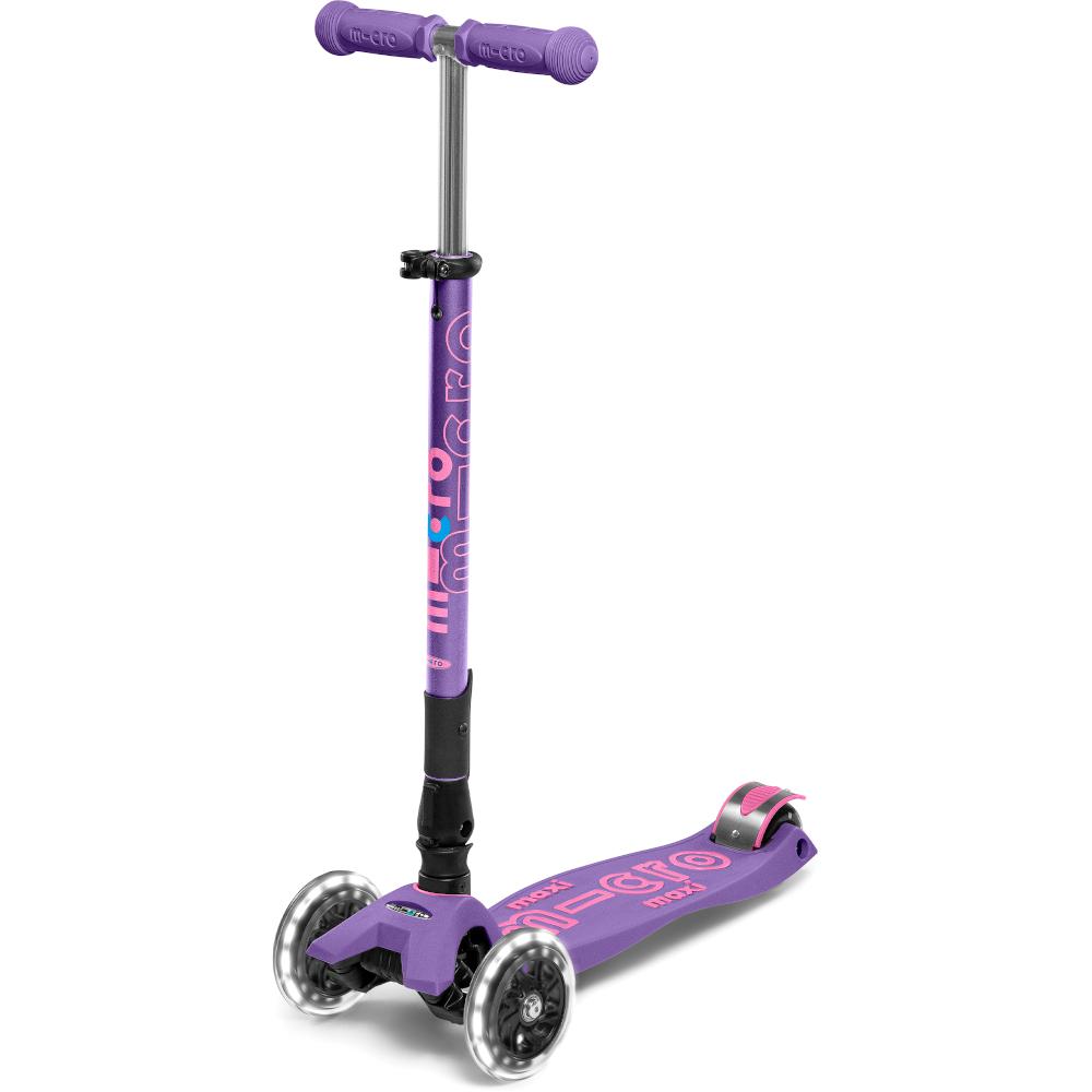 Micro Kickboard Maxi Foldable LED Scooter