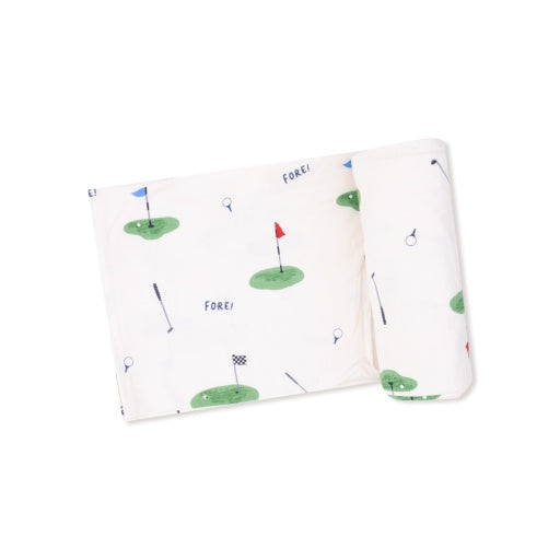 Angel Dear All Fore Golf  - Swaddle Blanket