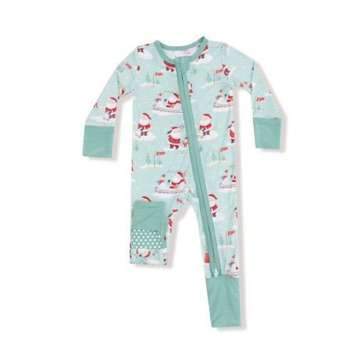 Angel Dear Golfing Santa and Elves - 2 Way Zipper Romper