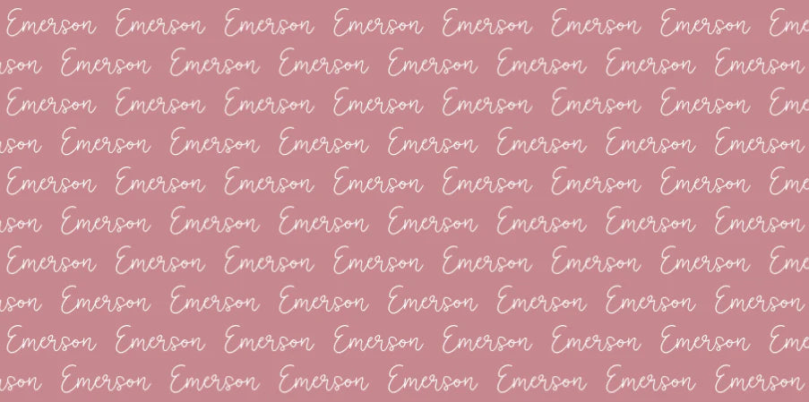 Sugar + Maple Personalized Towel | Repeating Name