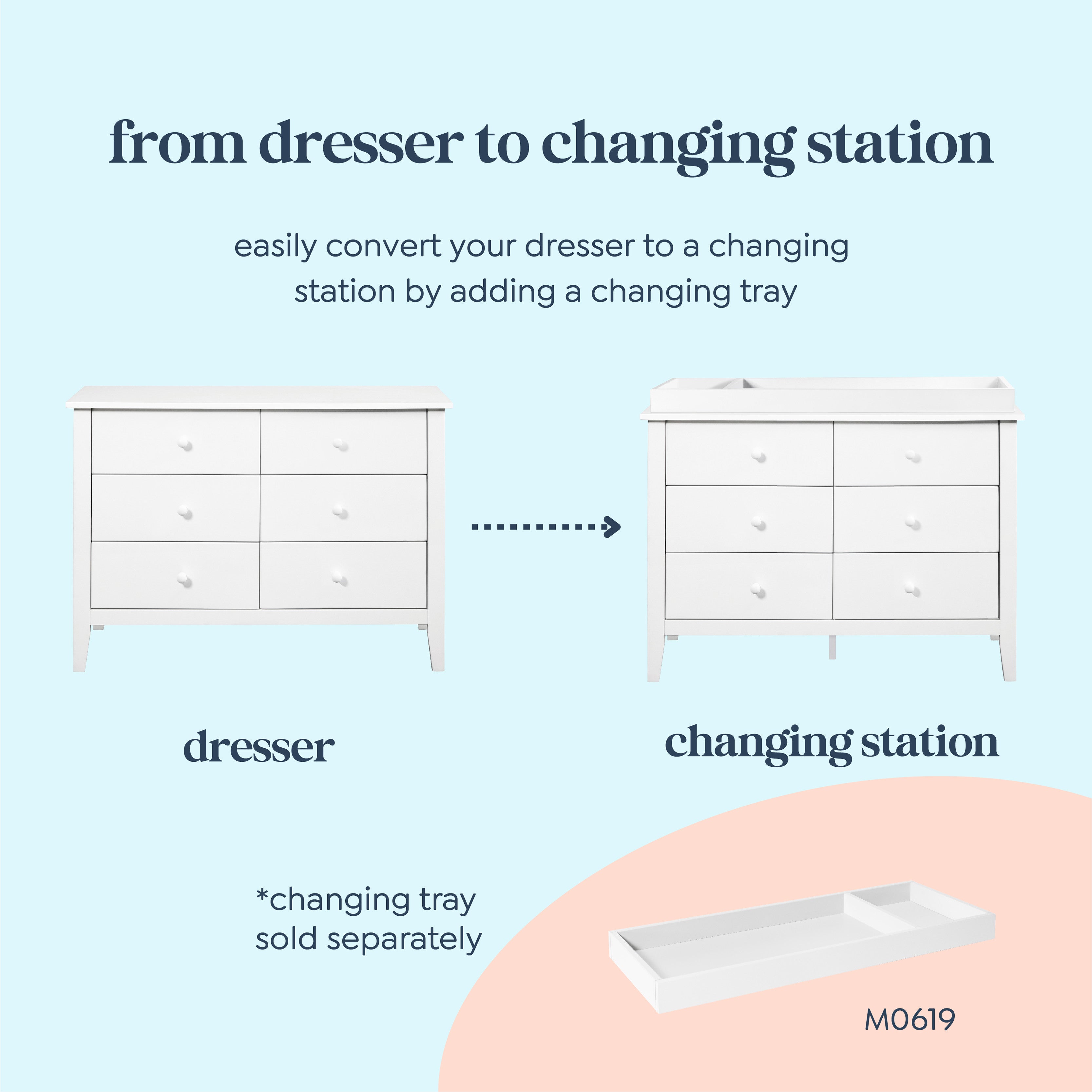 DaVinci Morgan 6-Drawer Dresser