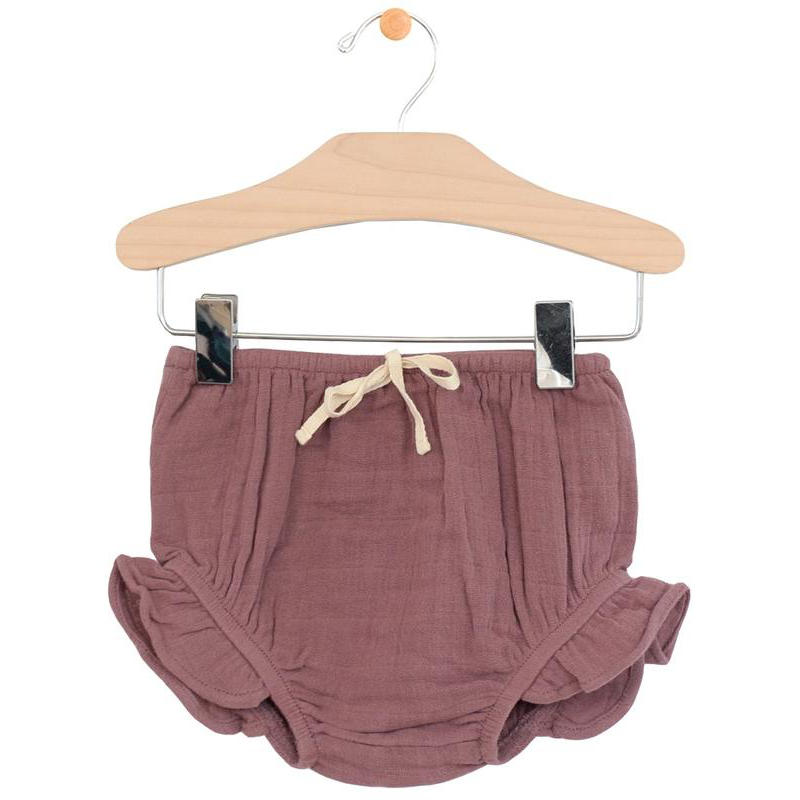 City Mouse Muslin Flutter Bloomer - Sangria Mauve