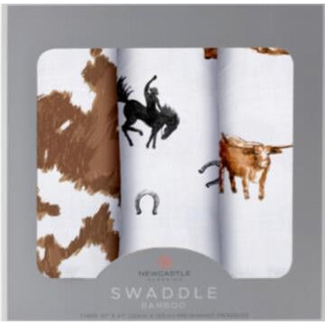 Newcastle Classics On the Range Bamboo Swaddle (3-Pack)