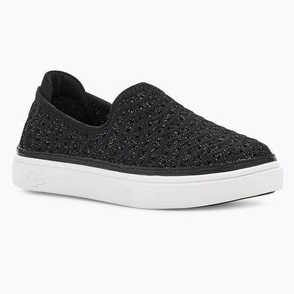 Ugg Caplan Slip-On | Black Metallic Knit