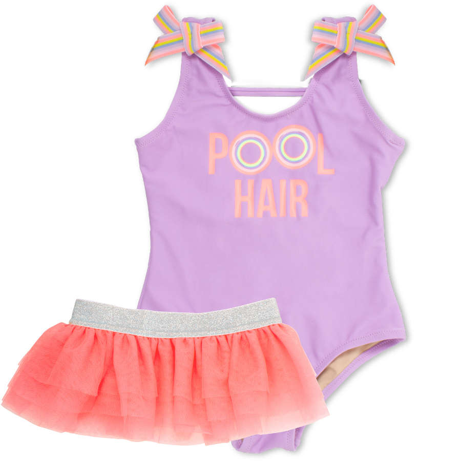 Shade Critters One-Piece with Tutu - Pur Pool Hair
