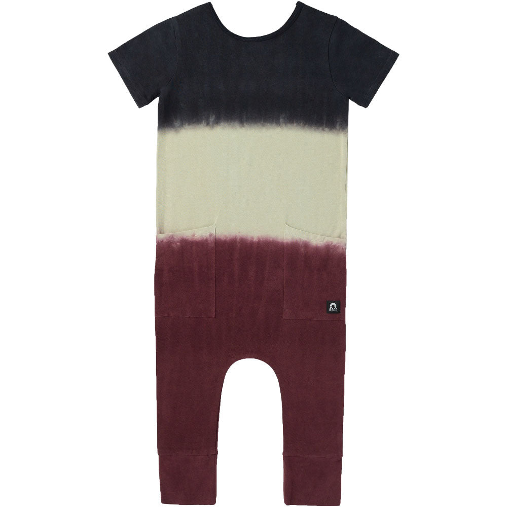 Short Sleeve Hip Pocket Rag - Licorice/Belgian Block/Windsor Wine Dip Dye by RAGS