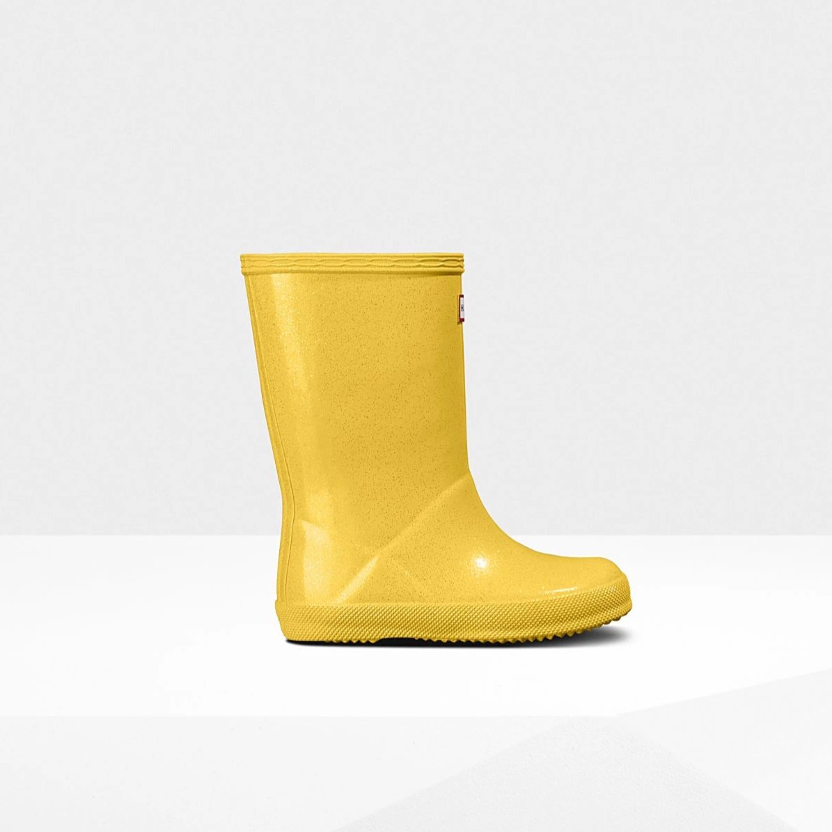 Original Kids First Classic Starcloud Rain Boots in Lightning Yellow by Hunter Boots