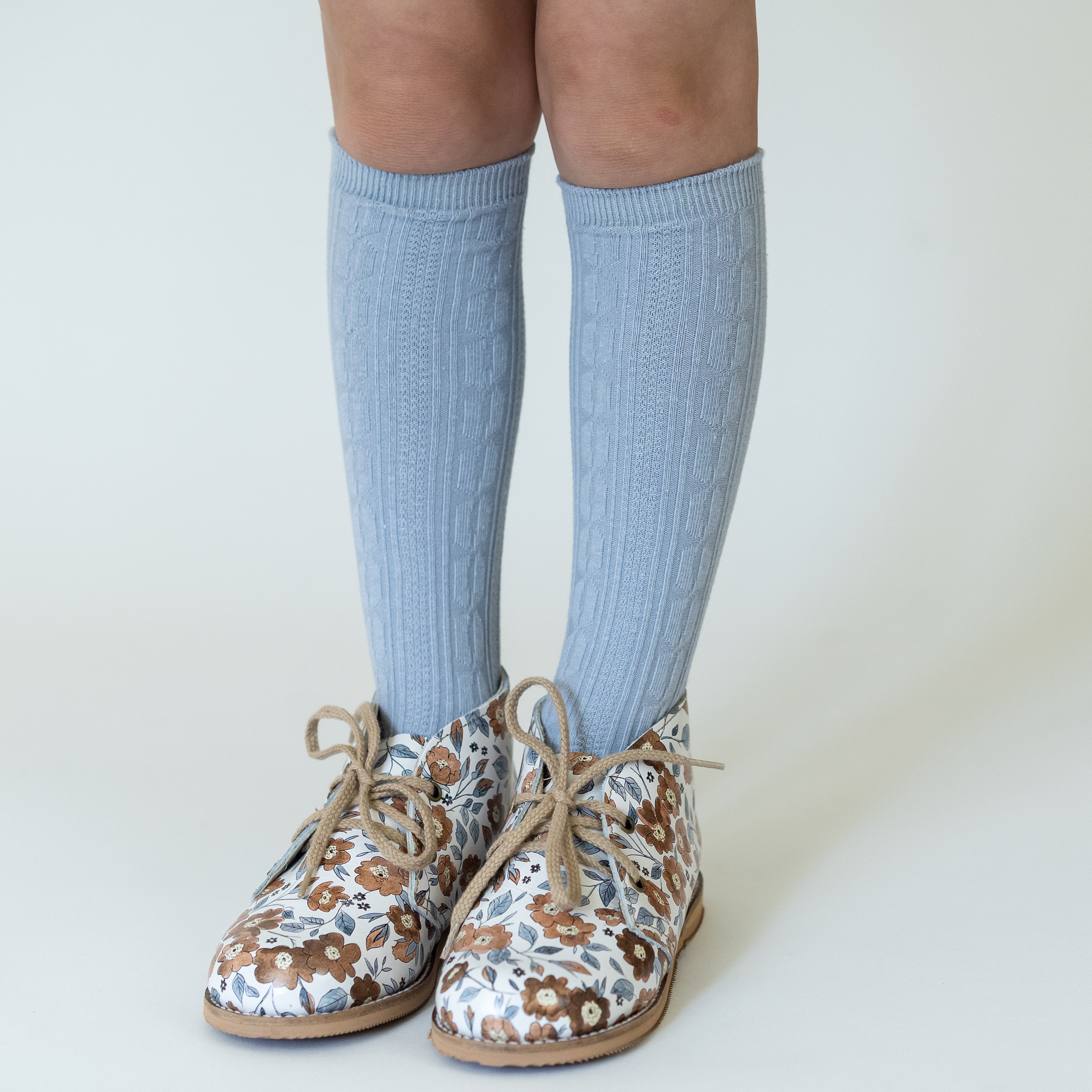 Little Stocking Co. Powder Blue Knee High Socks