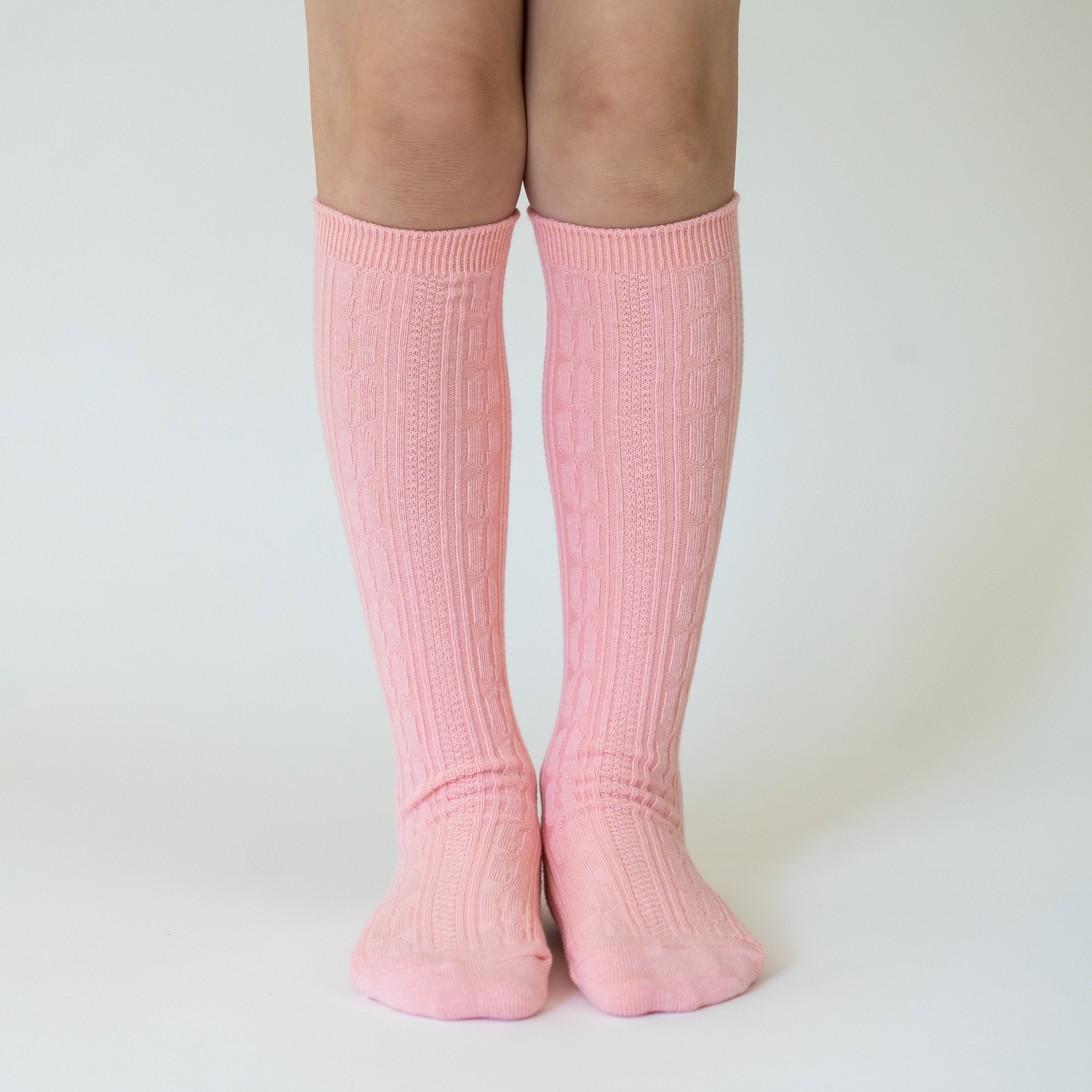 Little Stocking Co. Carnation Pink Knee High Socks