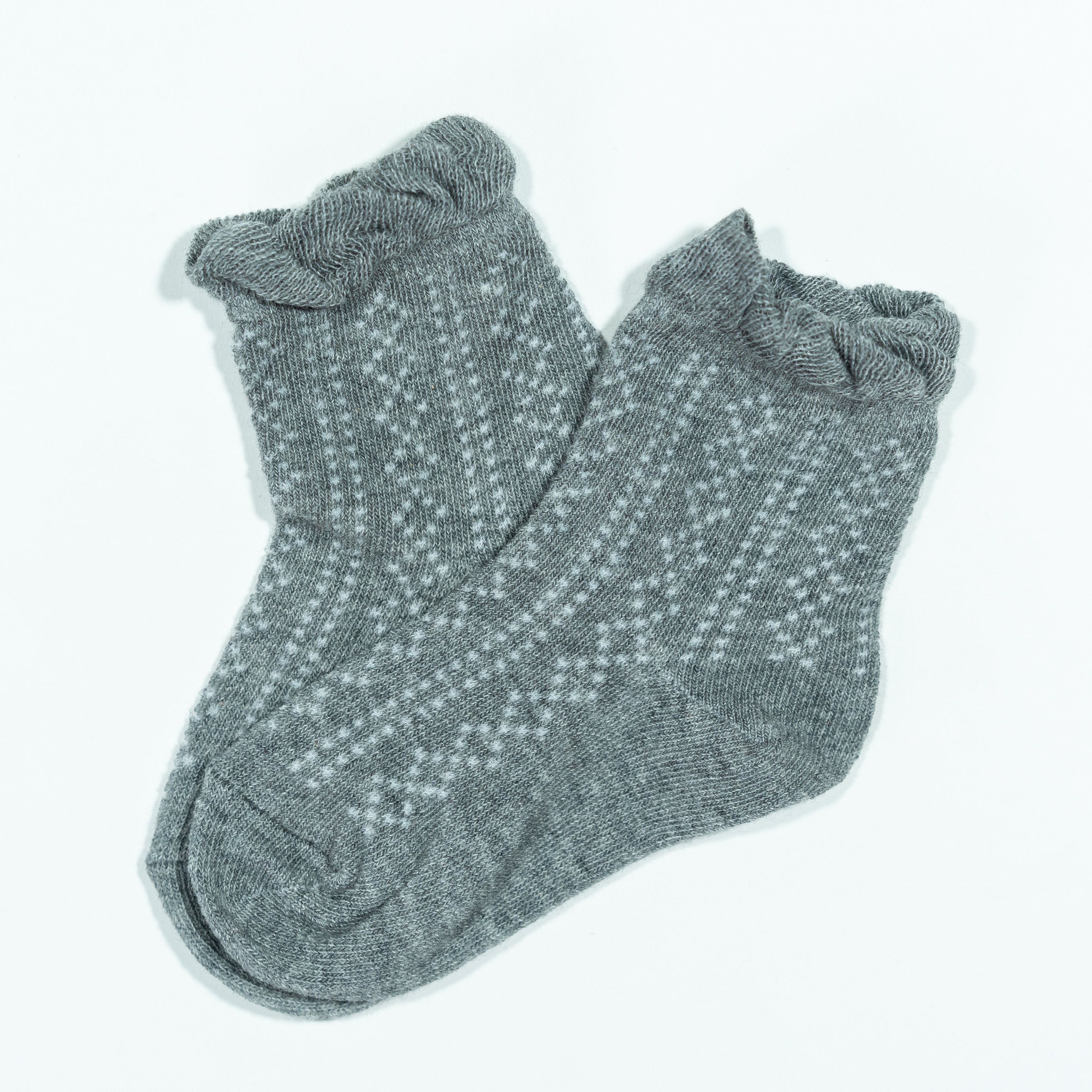 Little Stocking Co. Gray Anklet Socks