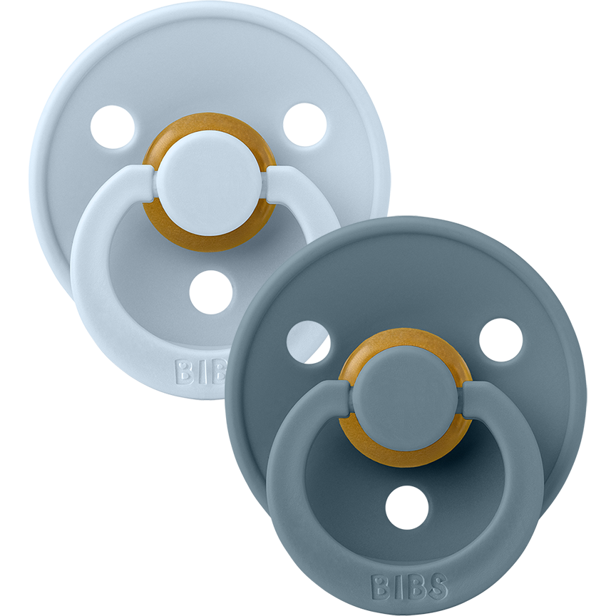 BIBS Color 2-Pack | Baby Blue/Petrol