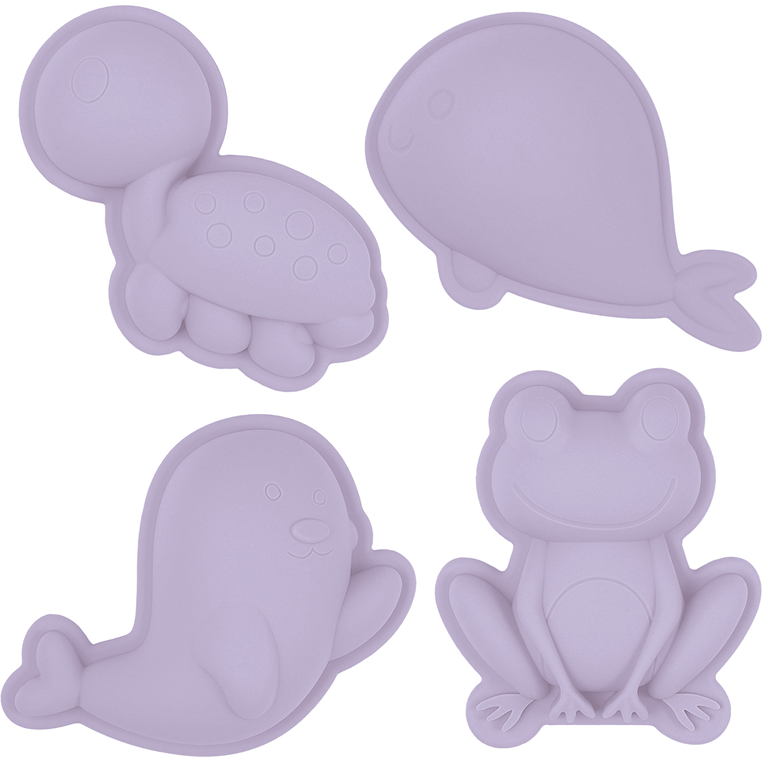 DAM Scrunch Sand Moulds | Light Purple