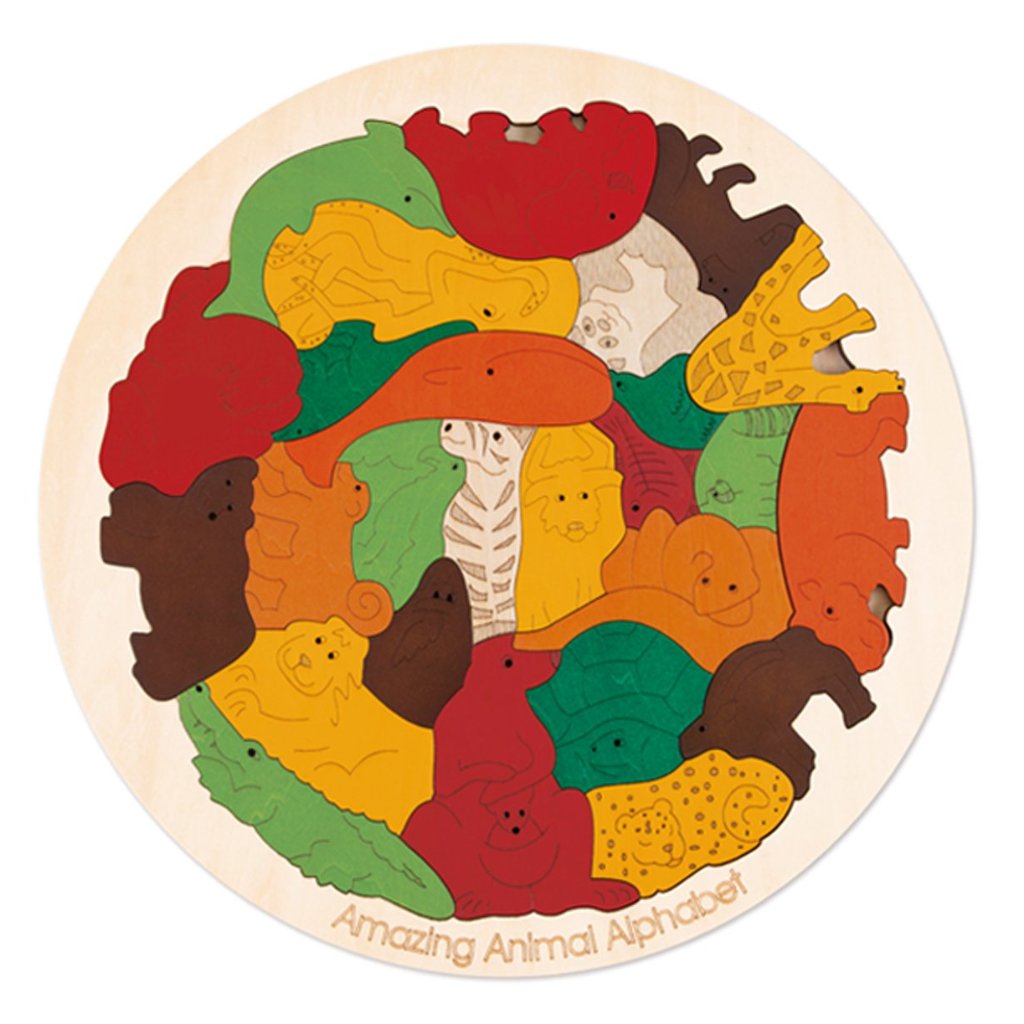 Hape Amazing Animal Alphabet Puzzle