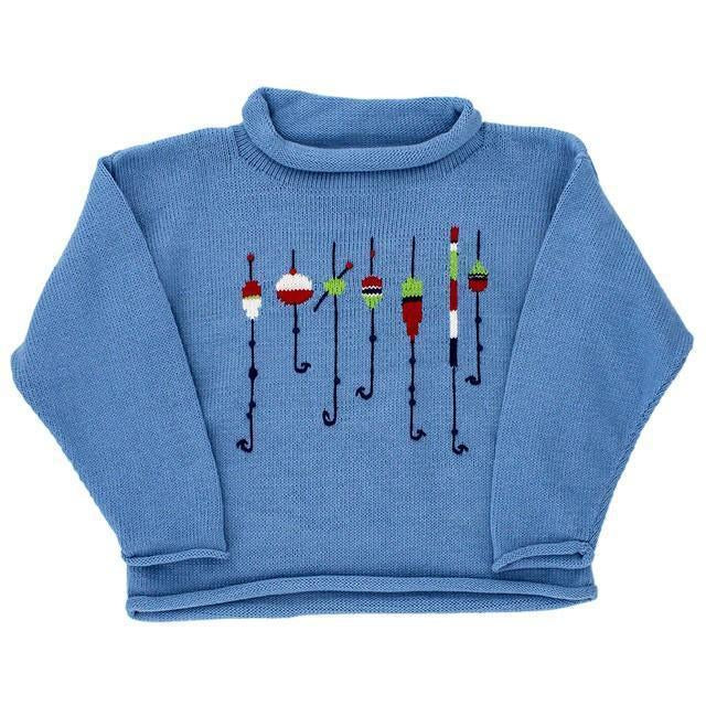 Bailey Boys Fishing Bobbers Roll Neck Sweater