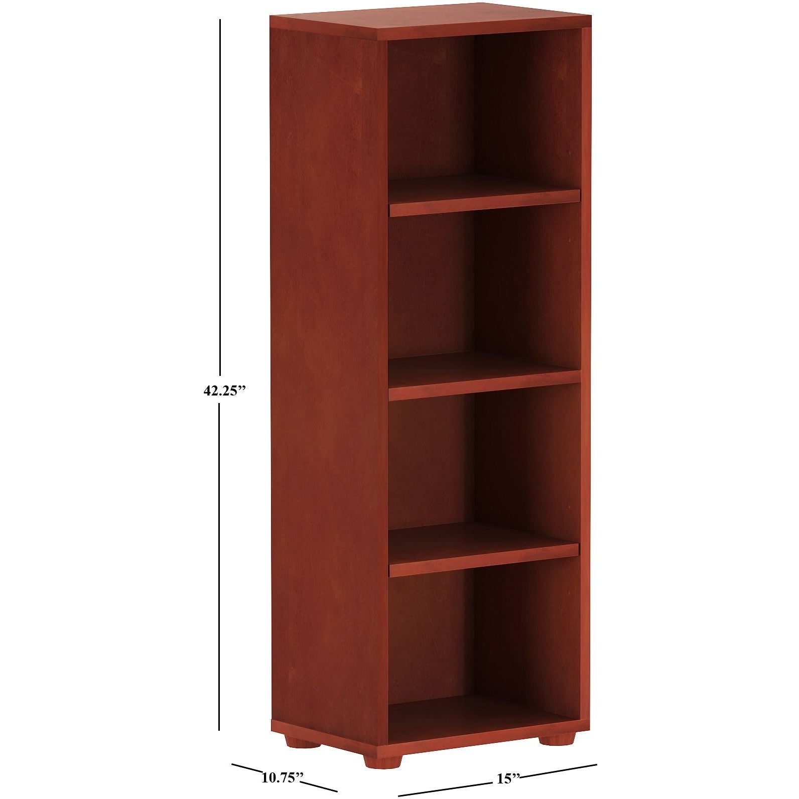 Maxtrix Narrow 4 Shelf Bookcase