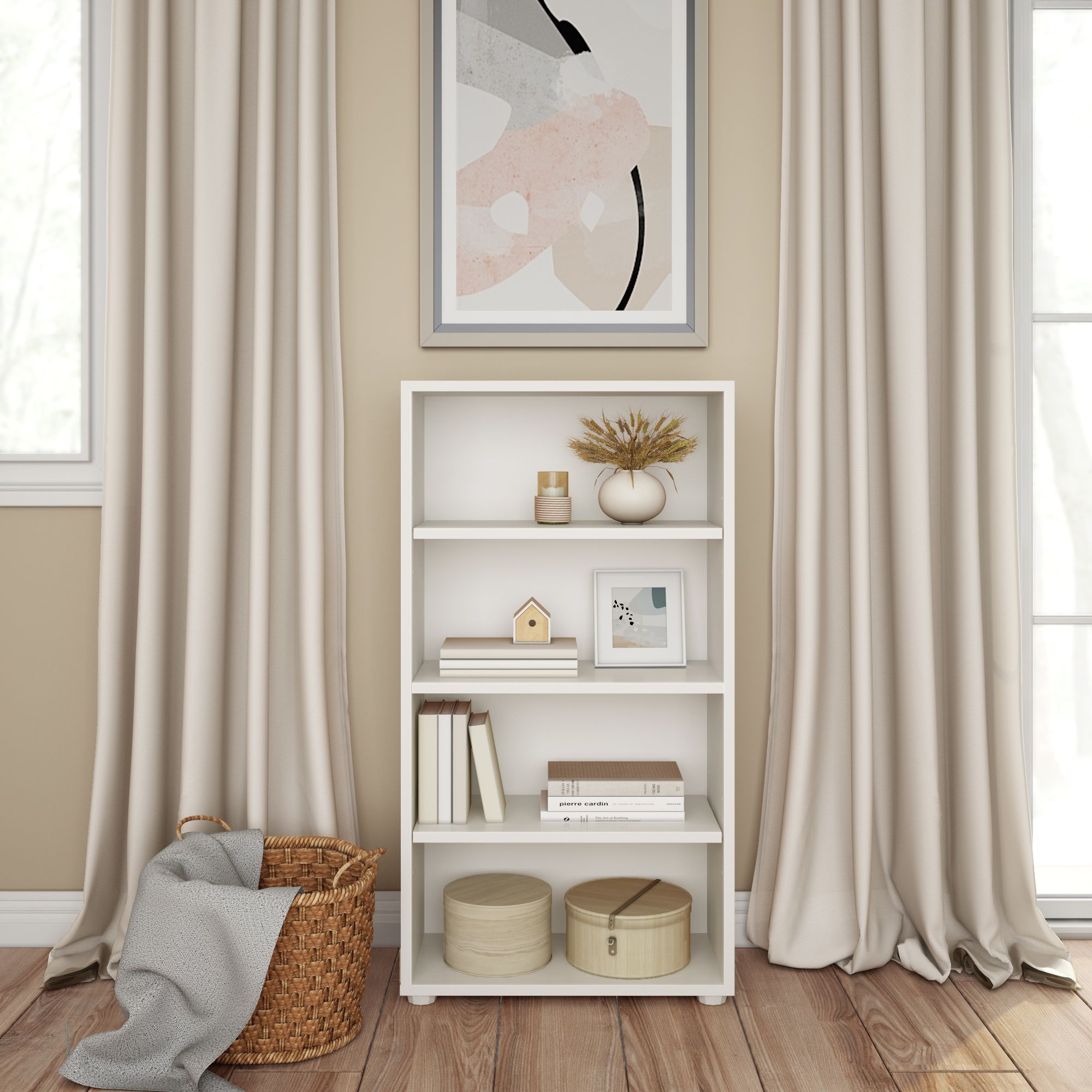 Maxtrix Mid 4 Shelf Bookcase