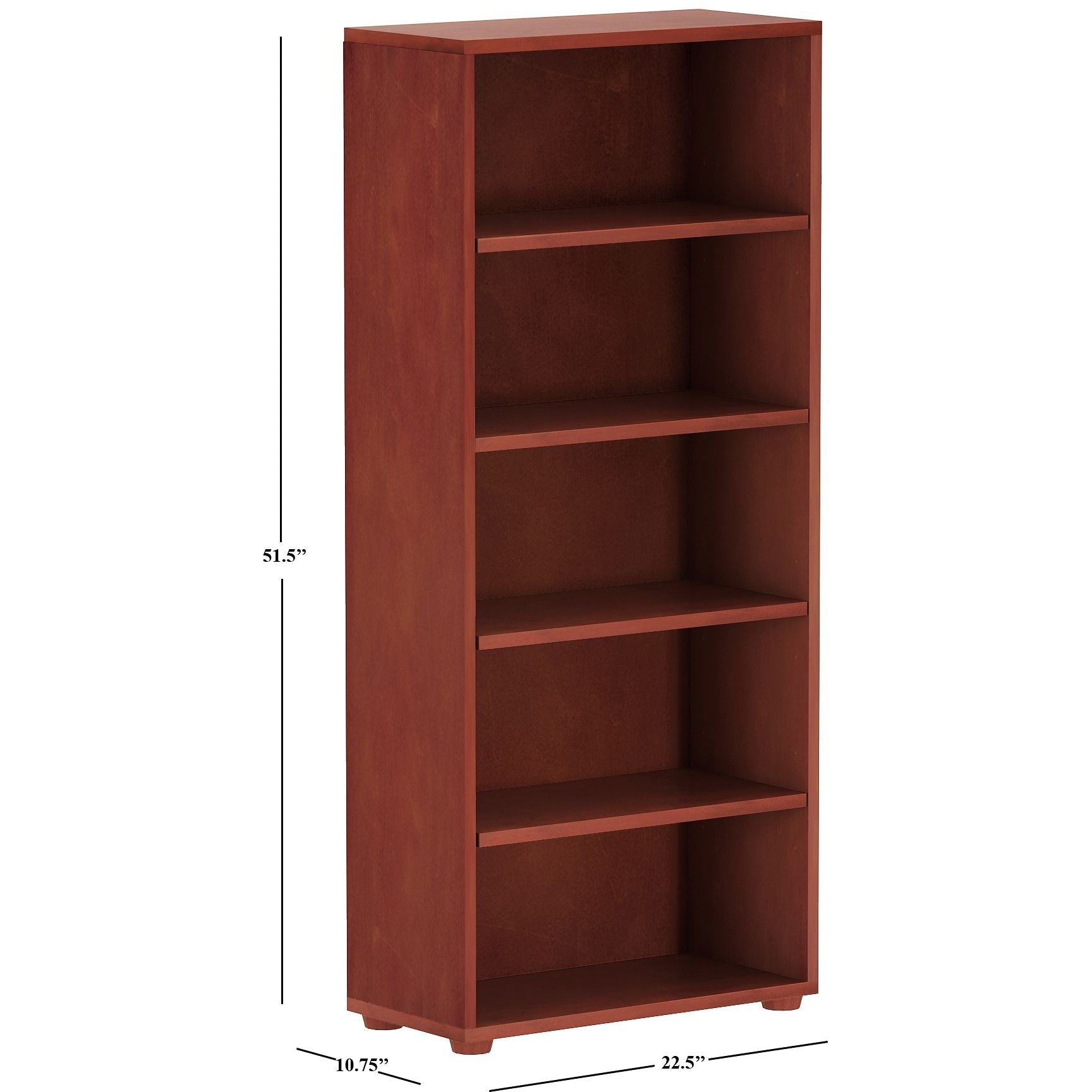 Maxtrix High 5 Shelf Bookcase