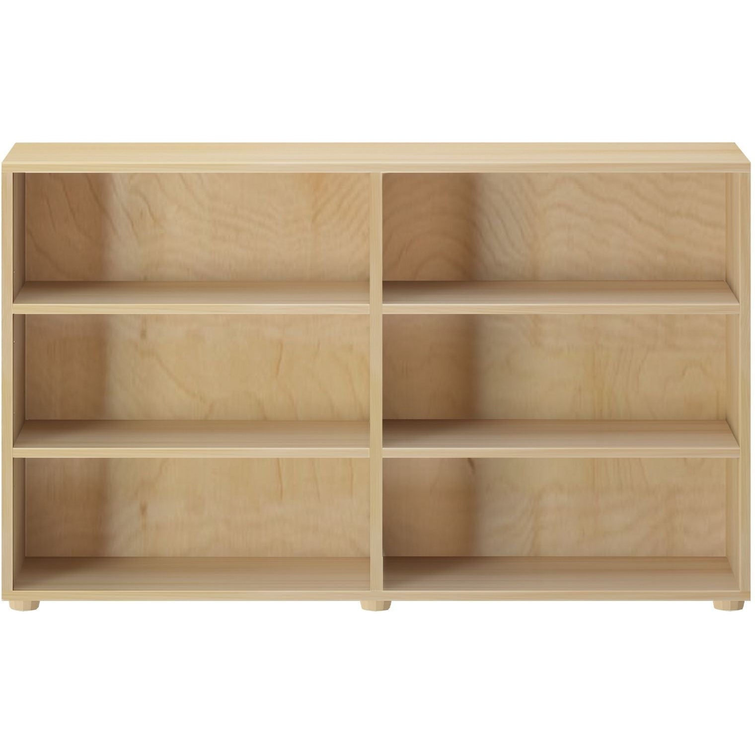 Maxtrix Double Low 6 Shelf Bookcase