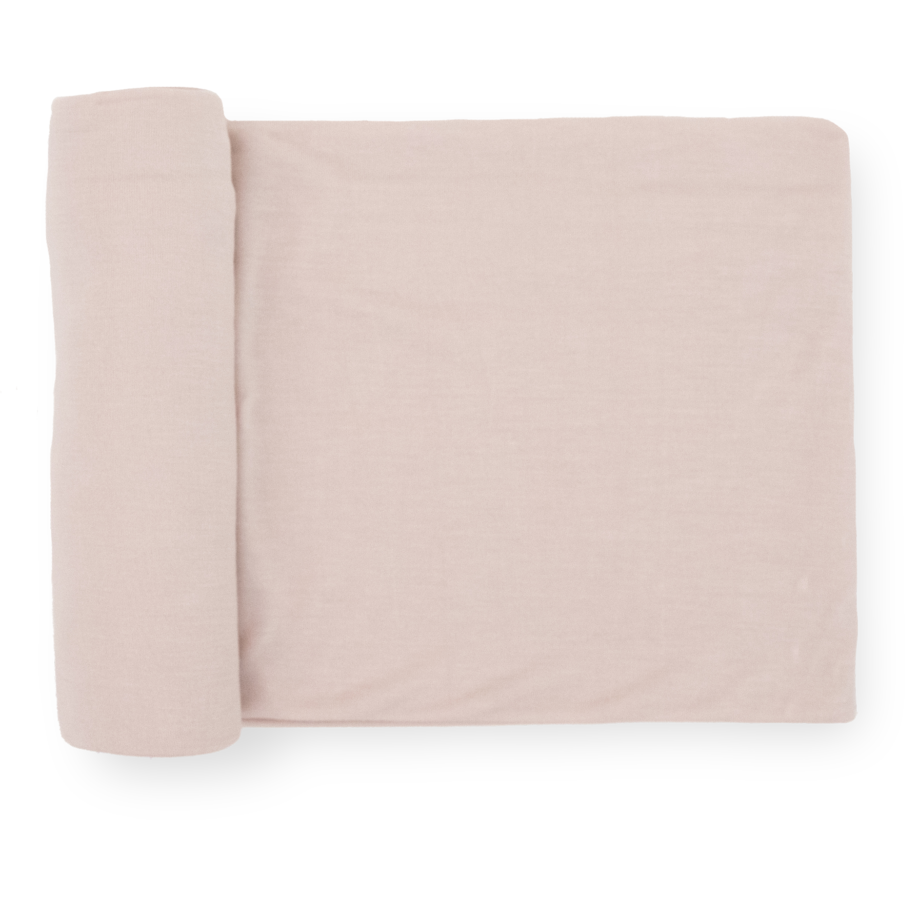 Little Unicorn Stretch Knit Swaddle Blanket | Soft Blush