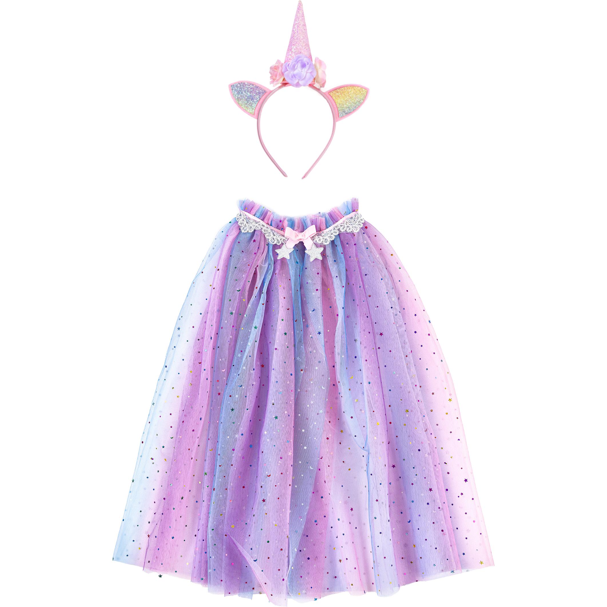 Great Pretenders Rainbow Unicorn Cape & Headband