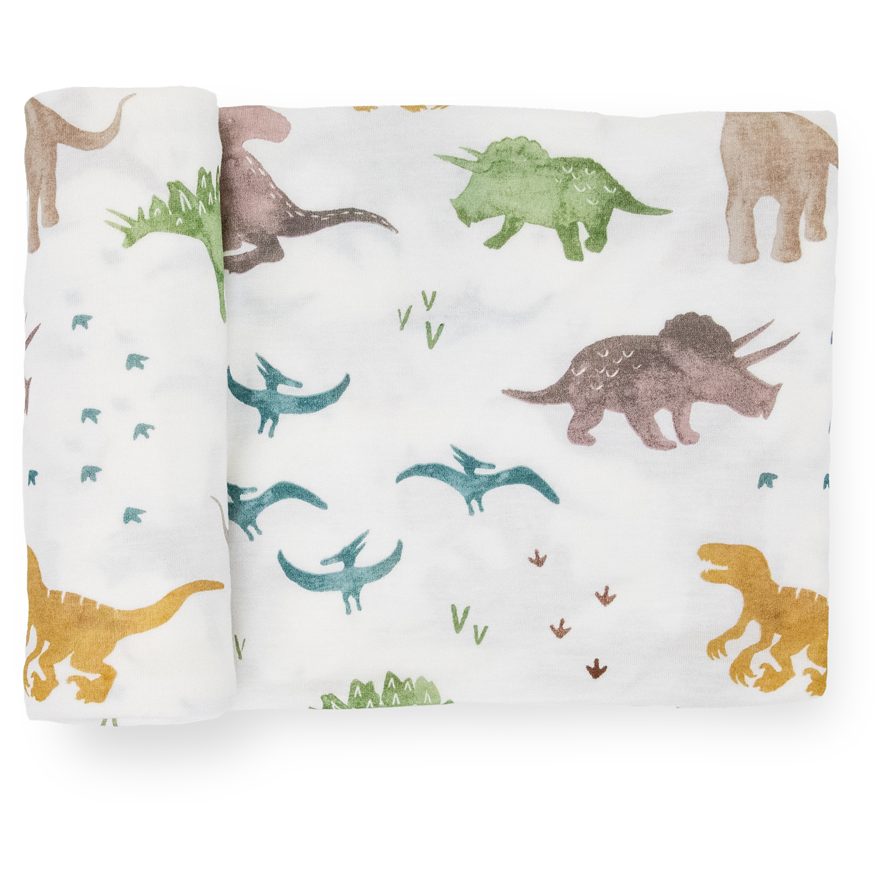 Little Unicorn Stretch Knit Swaddle Blanket | Dino Pals