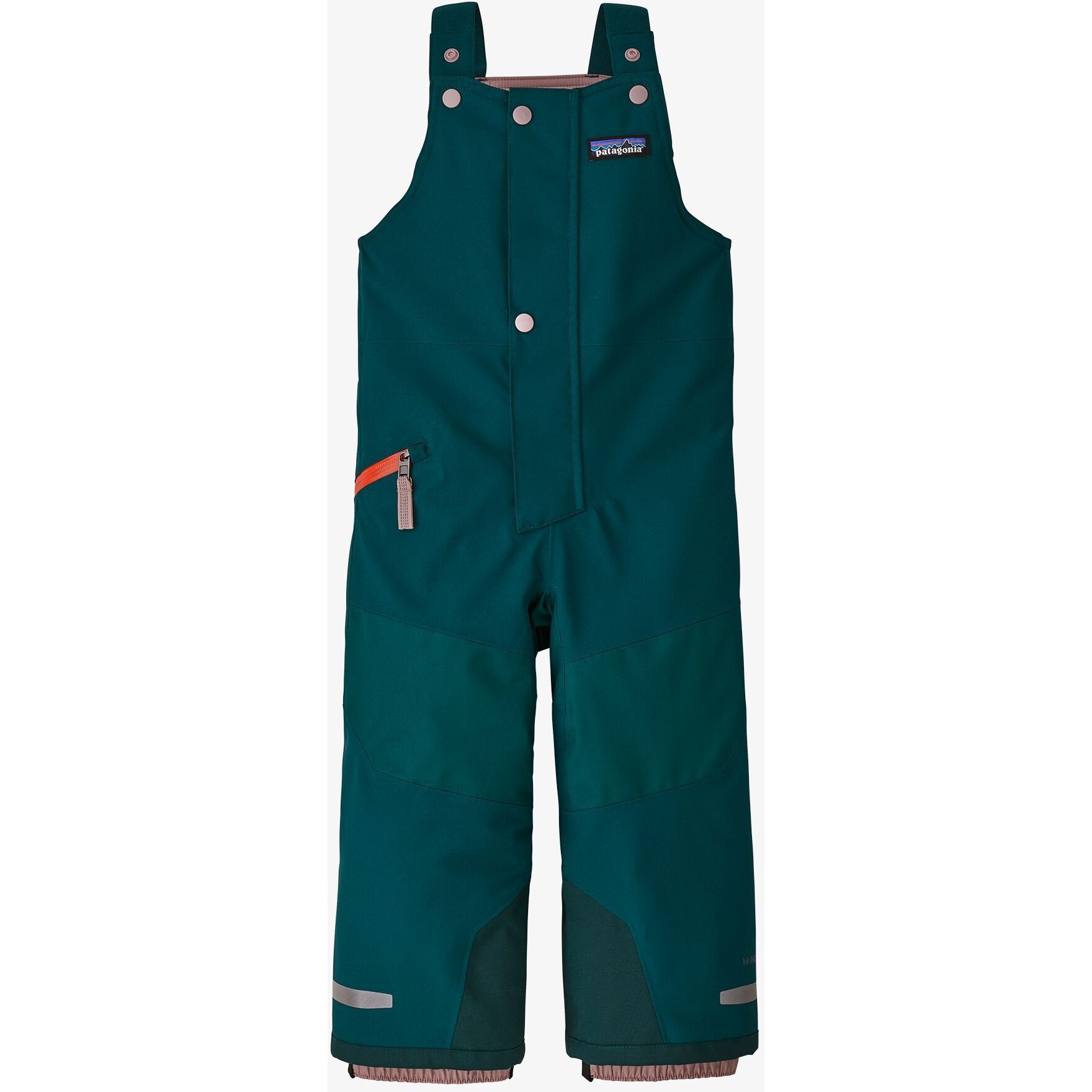 Patagonia Baby Snow Pile Bibs | Dark Borealis Green