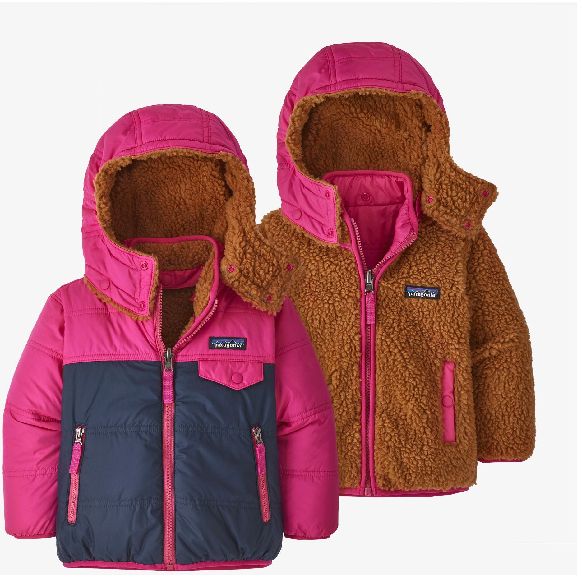 Patagonia Baby Reversible Tribbles Hoody | New Navy