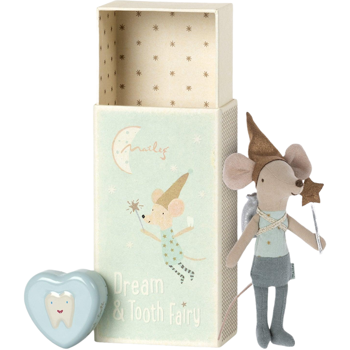 Maileg Tooth Fairy Mouse, Blue