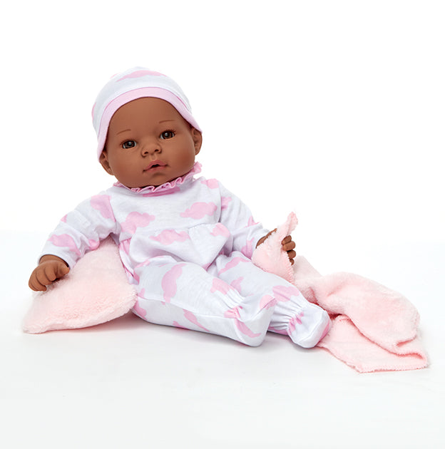 Madame Alexander Middleton Doll Newborn Baby Pink Clouds - Dark Skin