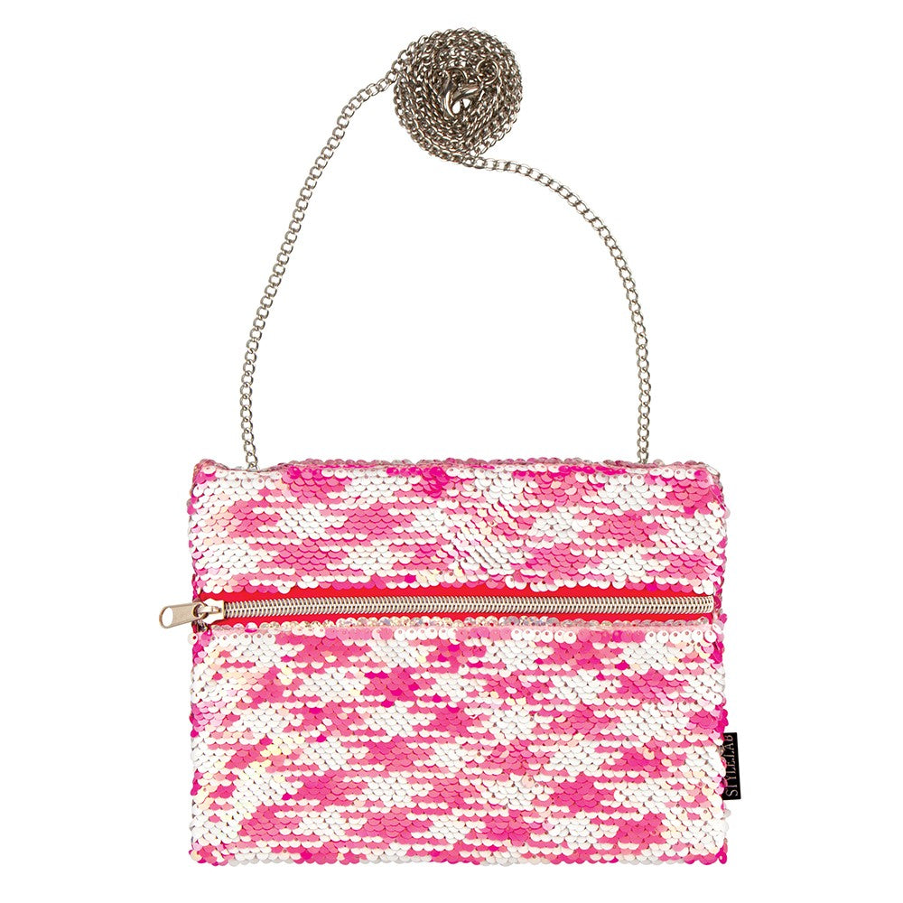 Fashion Angels Pink Pattern Sequin Hip Bag