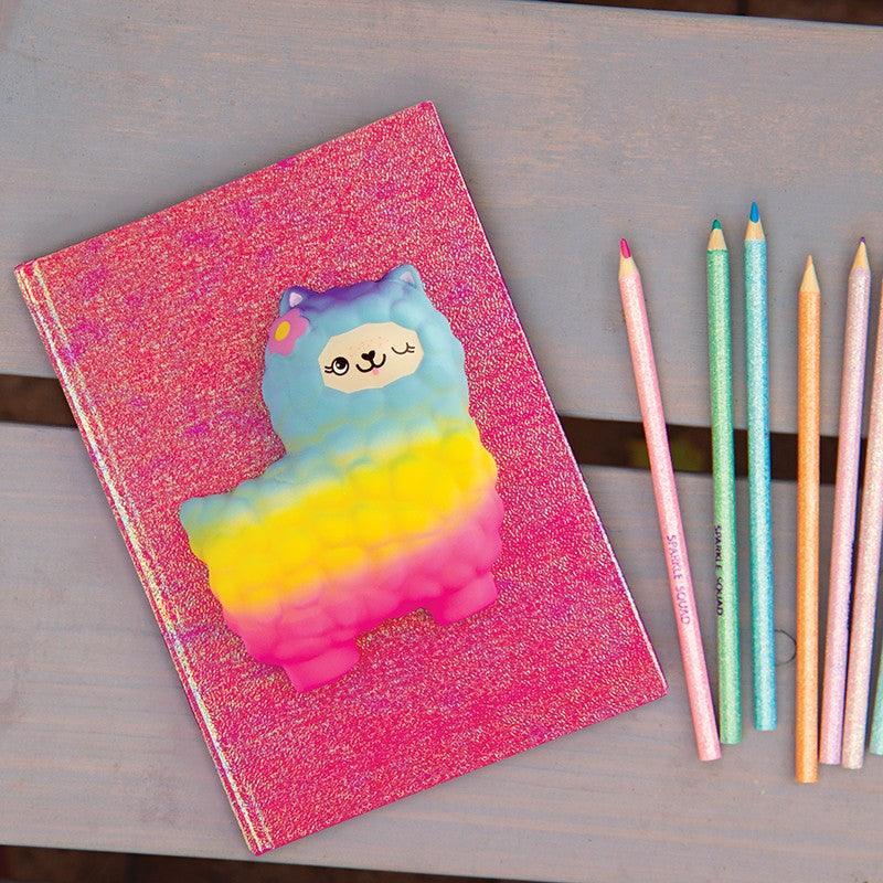 Fashion Angels Alpaca Rainbow Squish Journal