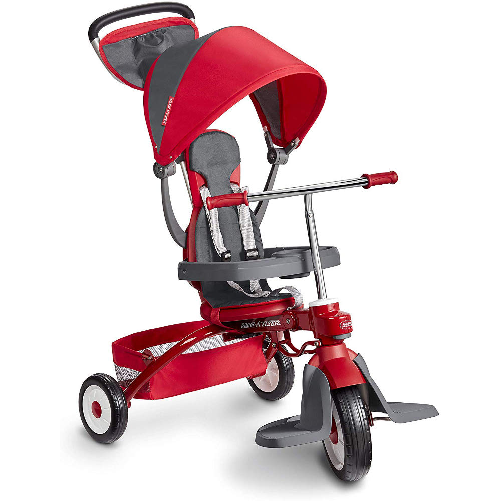 Radio Flyer Deluxe EZ Fold 4-in-1 Stroll 'n Trike