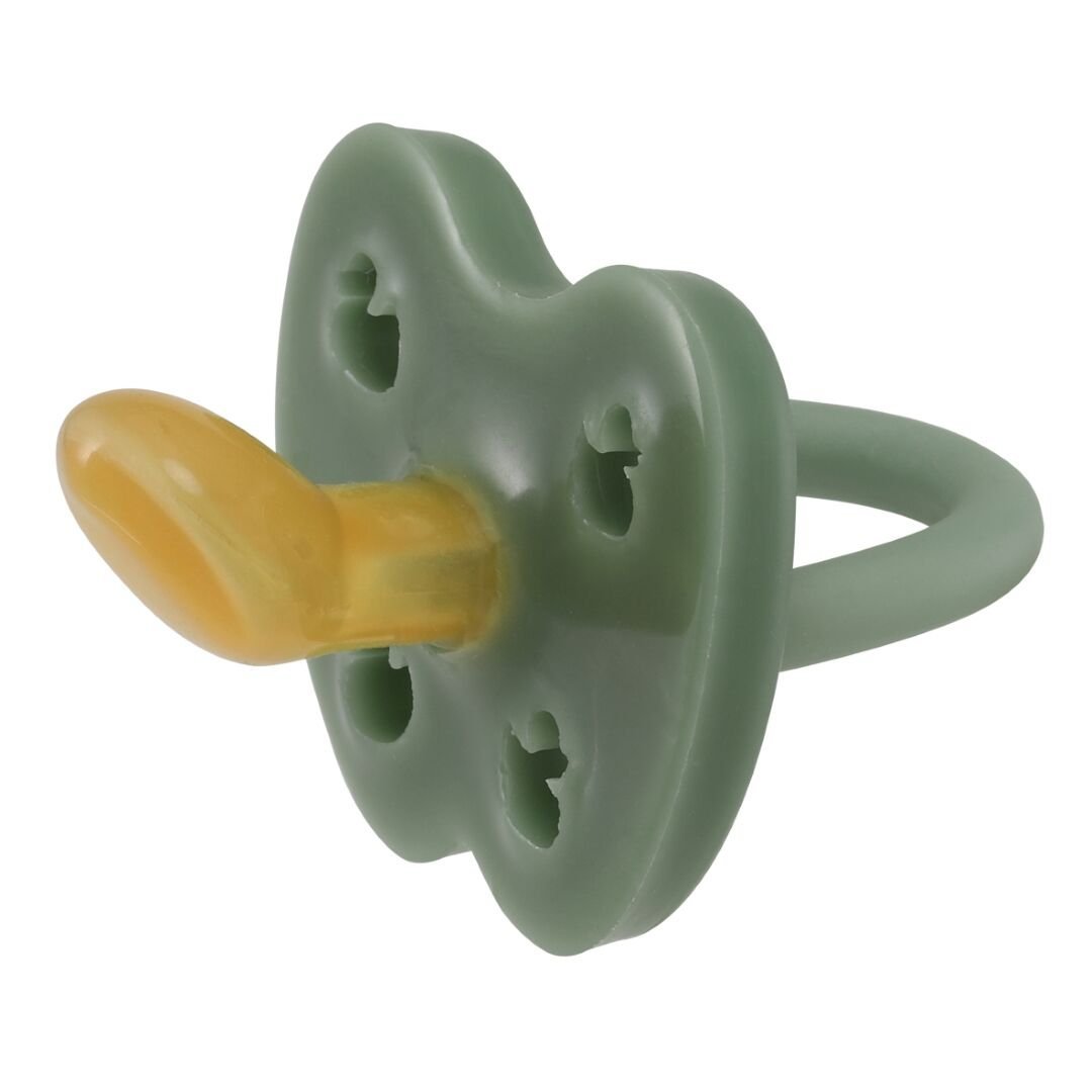 Hevea Moss Green Orthodontic Pacifier (0-3m)