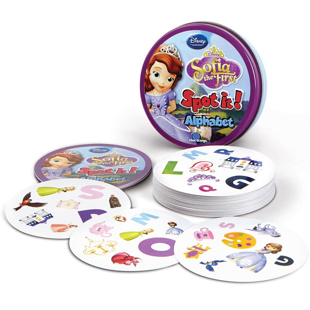 Blue Orange Spot It! Alphabet Sophia The First