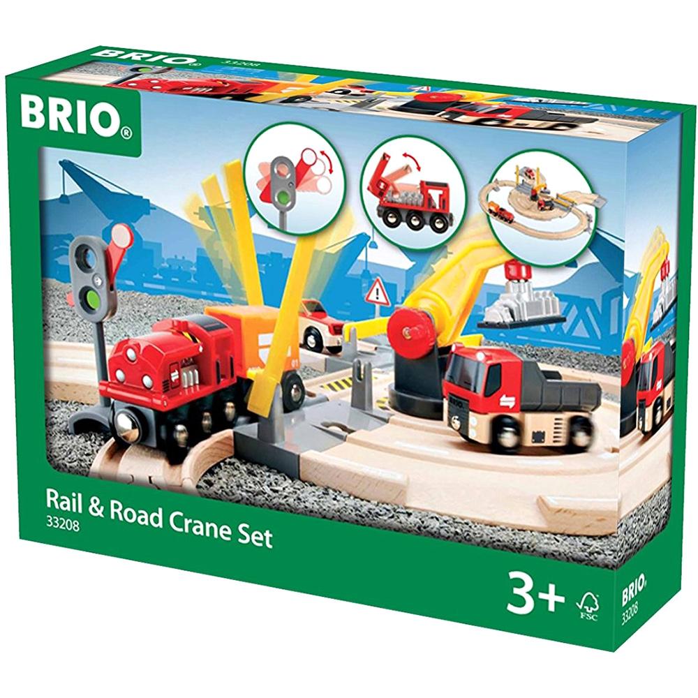 Brio Road & Rail Crane Set