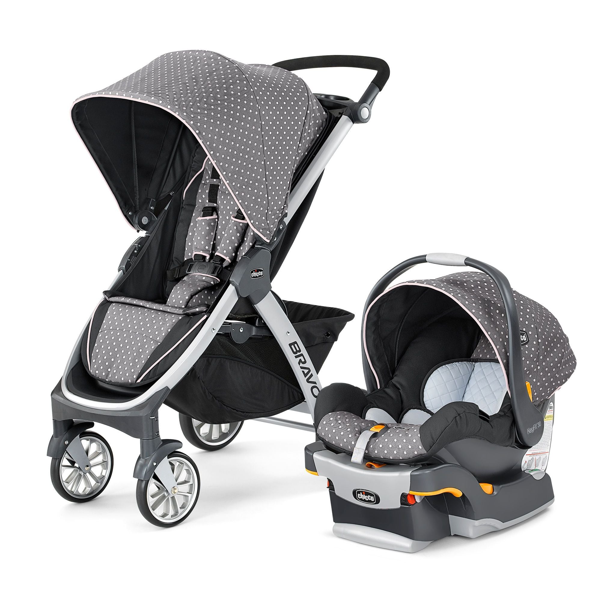 Chicco Bravo Trio Travel System - Lilla