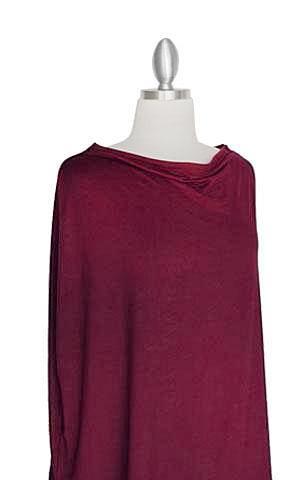 Covered Goods 4-in-1 Nursing Cover Burgundy
