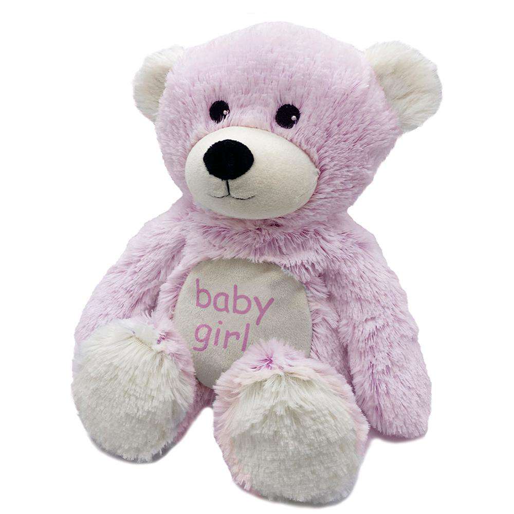 Baby Girl Bear Warmies (13")