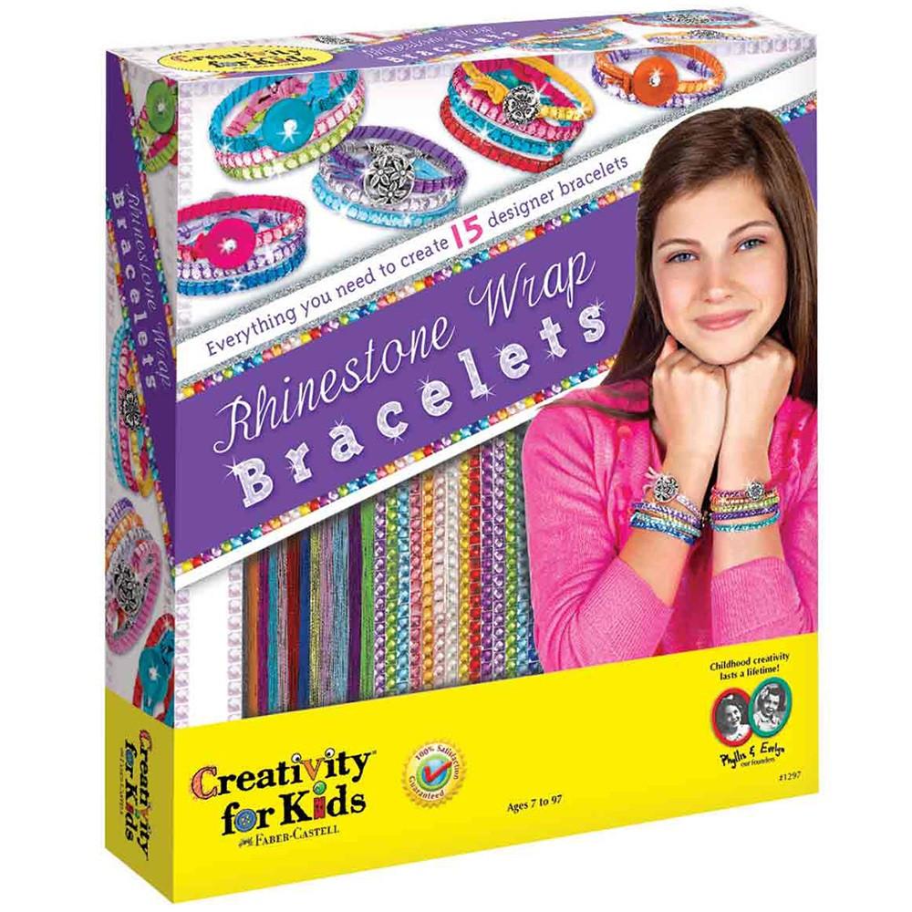 Creativity For Kids Rhinestone Wrap Bracelets