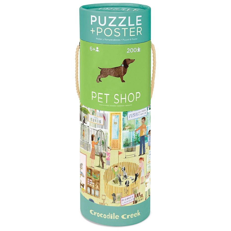 Crocodile Creek Puzzle & Poster Pet Shop