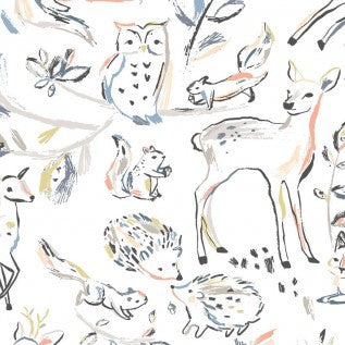 Pello Burp Cloths Carter Light Grey