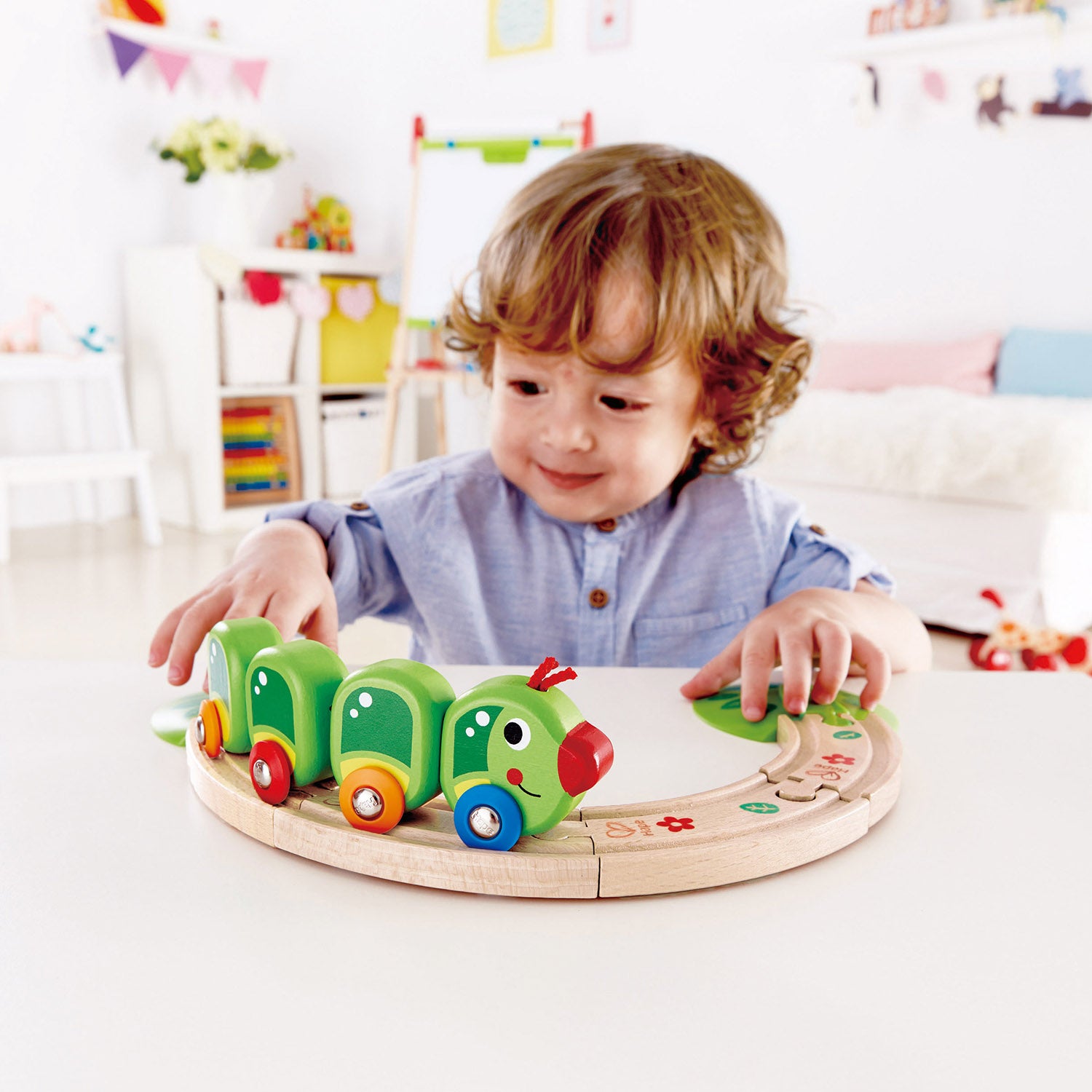 Hape Caterpillar Train Set