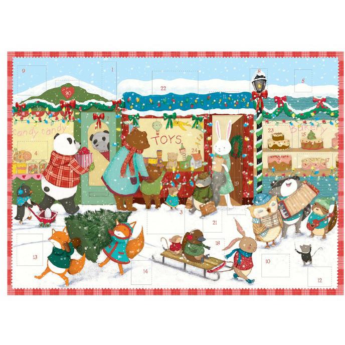 Eeboo Advent Calendar Animal Village