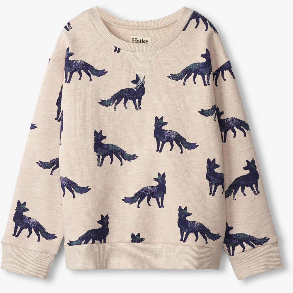 Hatley Fox Silhouettes Pull Over Sweatshirt