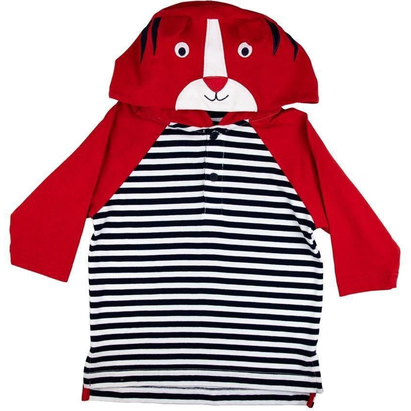 Florence Eiseman Stripe Tiger Hoodie